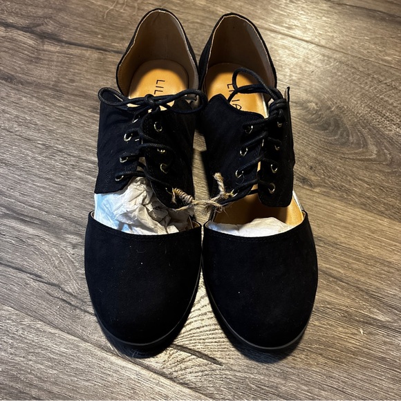 Liliana Shoes - Elegant Black Oxford Sandals